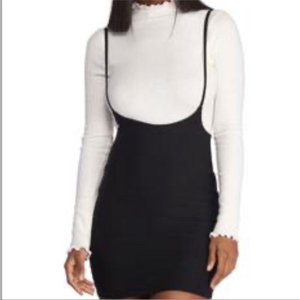 Windsor black suspender dress